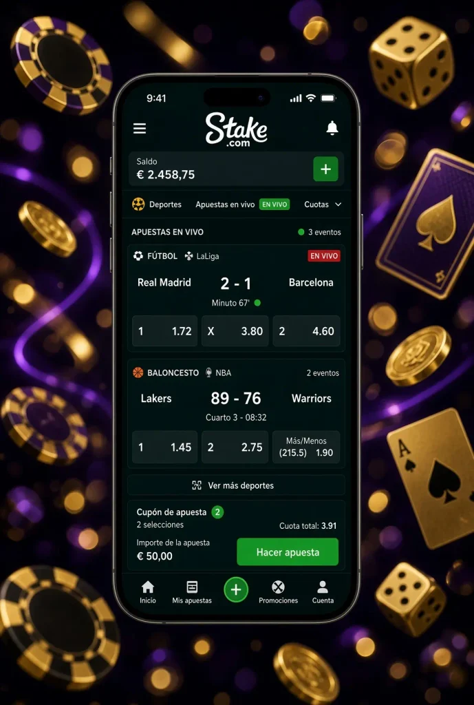 Teléfono con apuestas