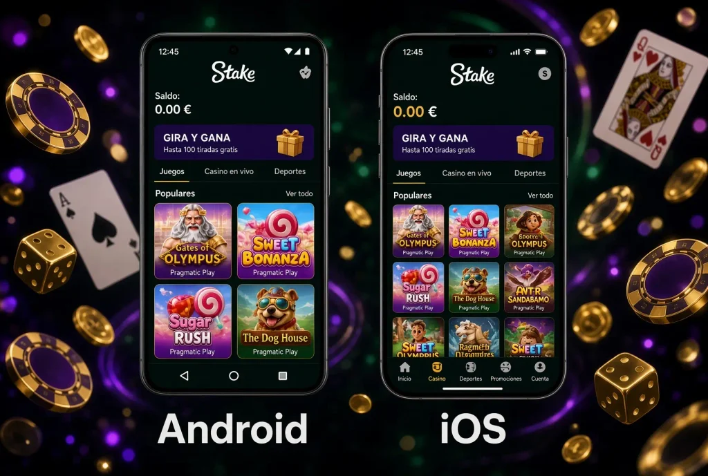 Dos teléfonos con diferentes sistemas operativos